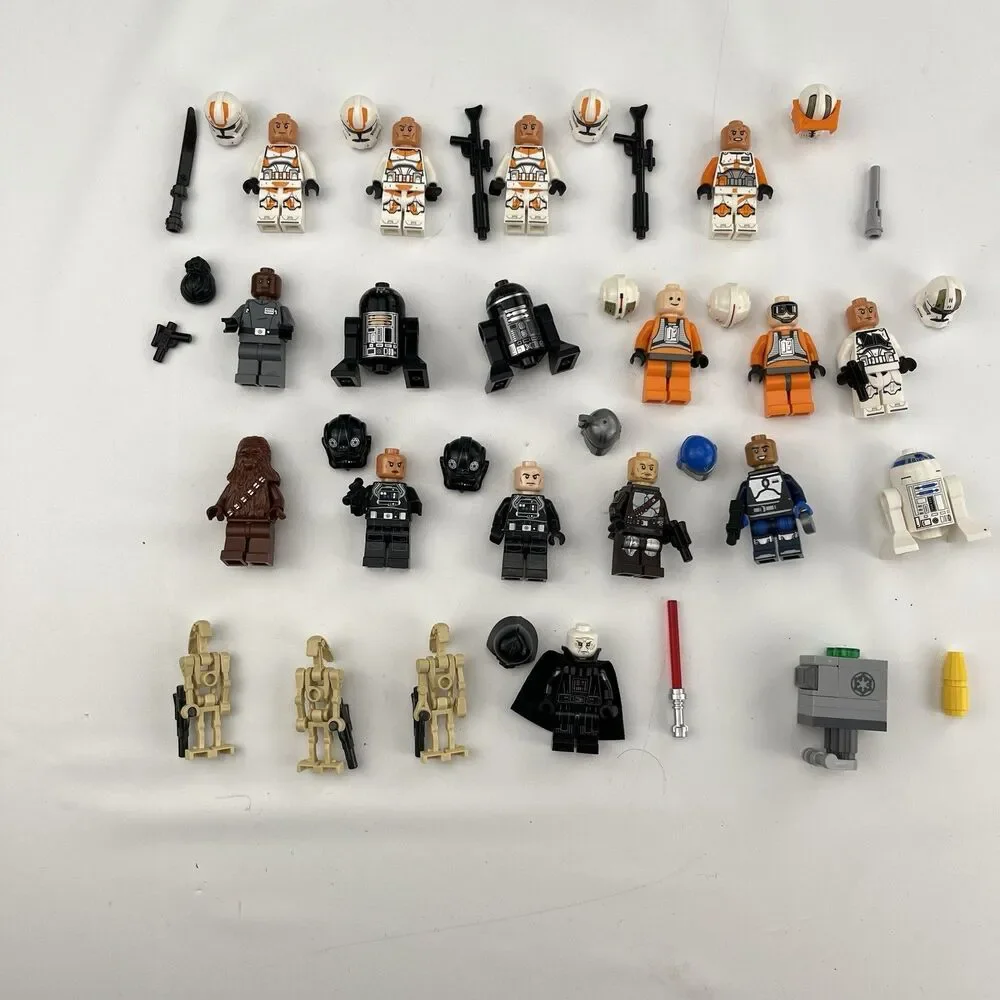 lego star wars minifigure lot Clone Trooper Commander Darth Droid Mando